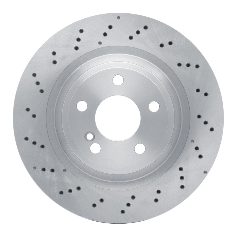 Mercedes-Benz SL450 Brake Rotor (1) - Rear - R1 Concepts - Drilled - `13-`20